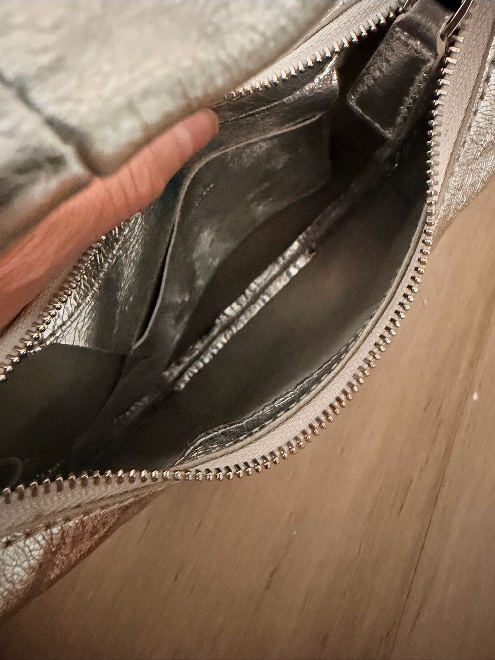 Madewell The Mini Bag in Bright Silver - Picture 7 of 9